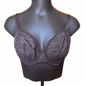 SOMA Enticing Lift Bra Size 36C Full Coverage Taupe Underwire Lace Intimates